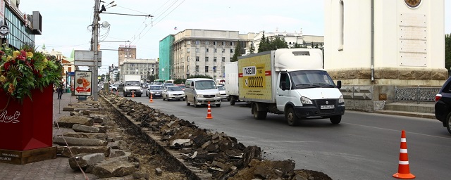 В Новосибирске начали капремонт Красного проспекта