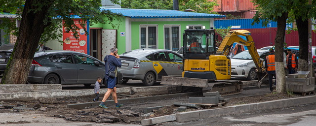 Во Владивостоке продолжается ремонт улиц в рамках нацпроекта «БКАД»