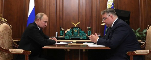 Владимир Путин встретился в Москве с губернатором Ставрополья