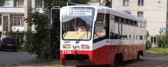 В Новосибирске на маршрут вышли два трамвая из Москвы