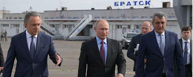 Путин проверил, как восстанавливают инфраструктуру в Иркутской области