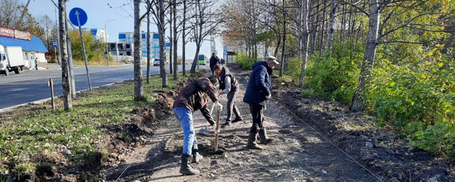 В столице Камчатского края завершают ремонт дорог и тротуаров