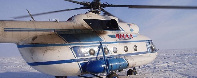 Вертолеты на Ямале не могут отправляться в авиарейсы из-за метели