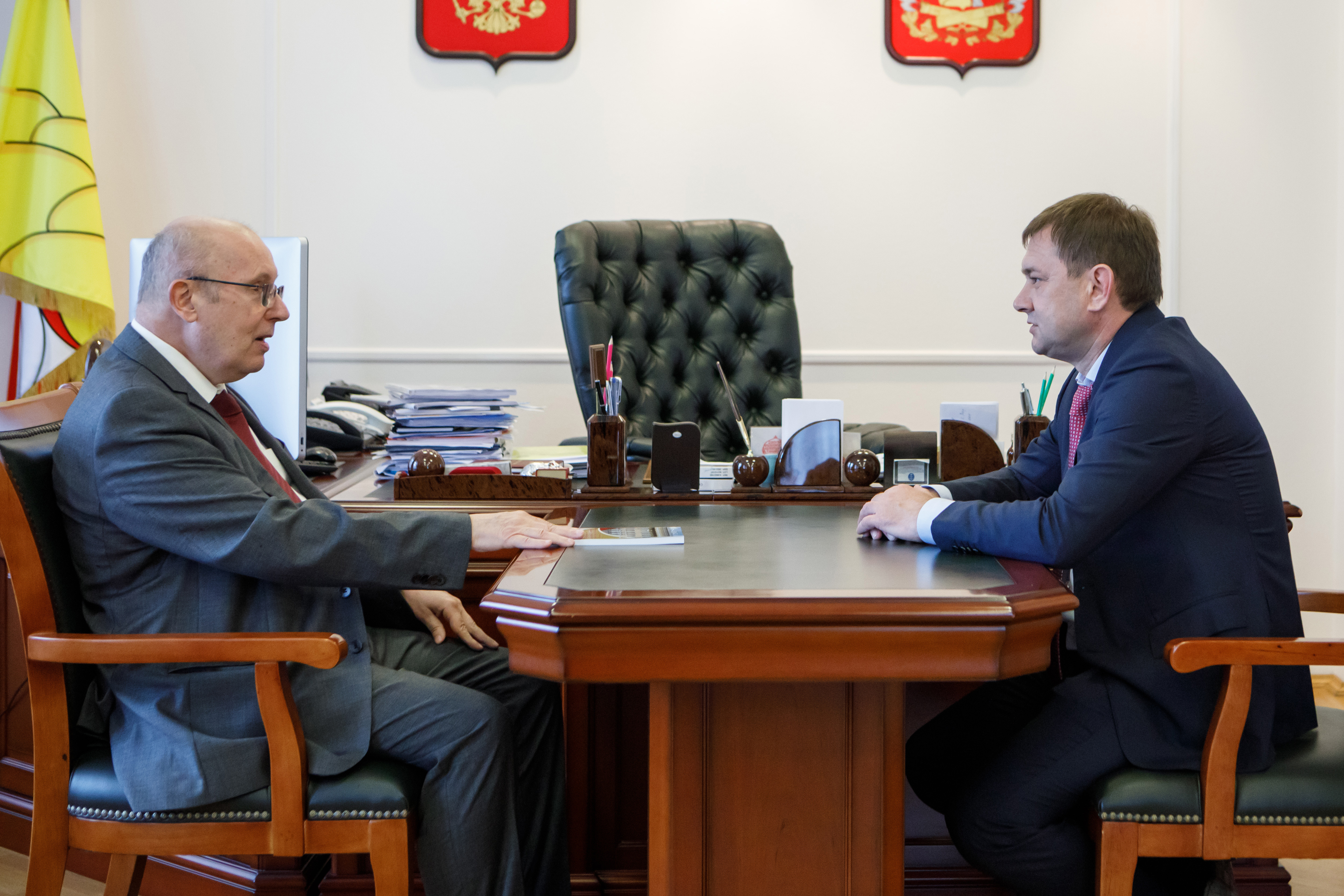 Владимир Нетесов обсудил с ректором ВГМУ участие вуза в помощи здравоохранению в условиях пандемии