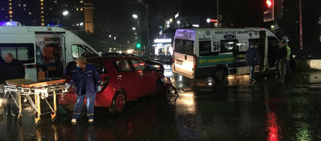 В Рязани в ДТП с маршруткой пострадали 7 человек