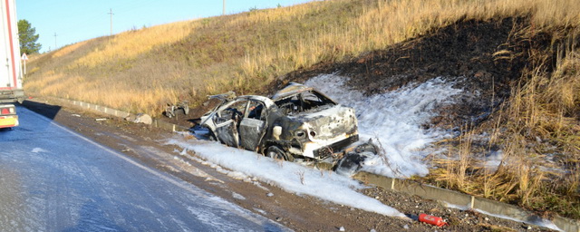 В Пермском крае на трассе очевидцы спасли женщину из горящего автомобиля