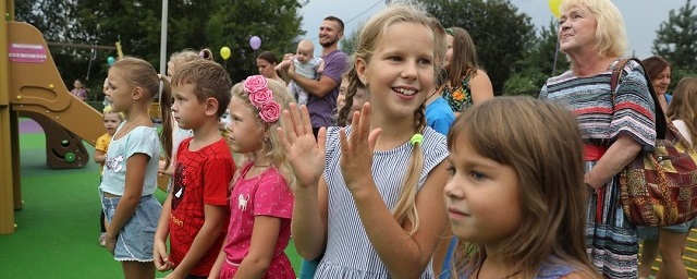 В Раменском округе обустроили 10 детских площадок