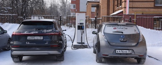 В Вологде появились новые зарядные станции для электромобилей