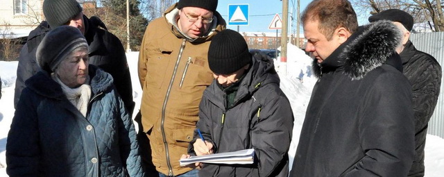 Глава Электрогорска встретился с жителями ул. Некрасова и ул. Островского