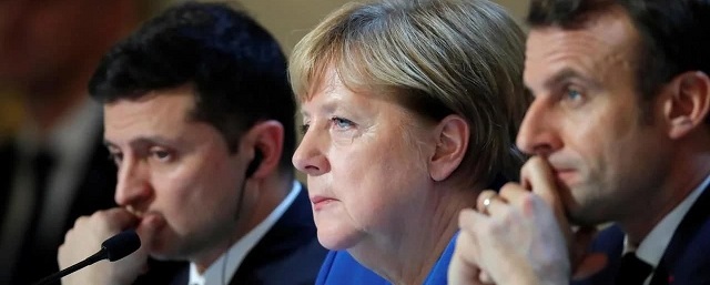 Зеленский, Меркель и Макрон пообщаются на тему Донбасса