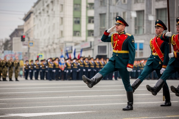 5 и 7 мая в Новосибирске проведут генеральные репетиции Парада Победы