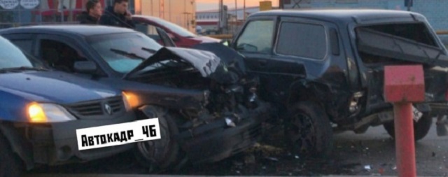 Пьяный водитель в Курске спровоцировал ДТП с четырьмя автомобилями