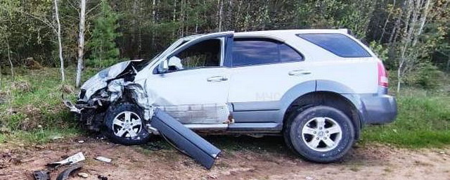 В Калужской области в лобовом столкновении машин погиб водитель и пострадал ребенок