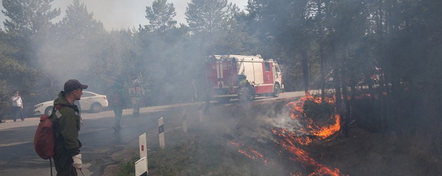Под Тюменью из-за лесных пожаров эвакуировали постояльцев санатория «Пышма»