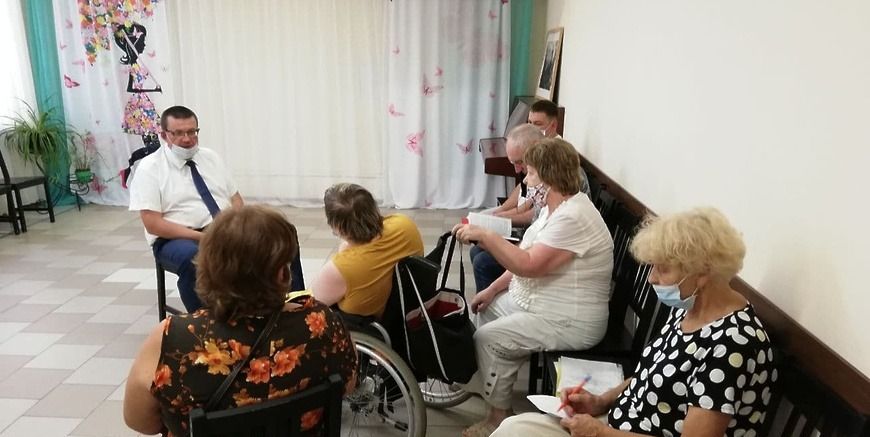 Голубев ответил на вопросы актива Всероссийского общества инвалидов