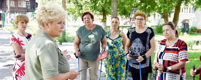 Замглавы Электрогорска встретилась с членами «Активного долголетия»