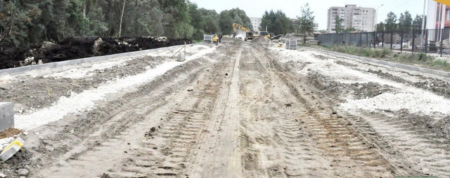 В Электрогорске продолжается строительство дороги к новой школе