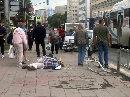В Новосибирске по вине пьяного водителя Toyota пострадал пешеход