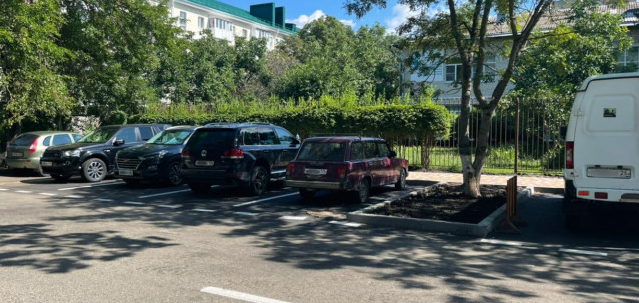 В Ставрополе обустроили бесплатную парковку на 18 автомобилей