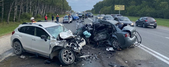 В массовой аварии на Чуйском тракте в Искитимском районе погиб водитель Audi