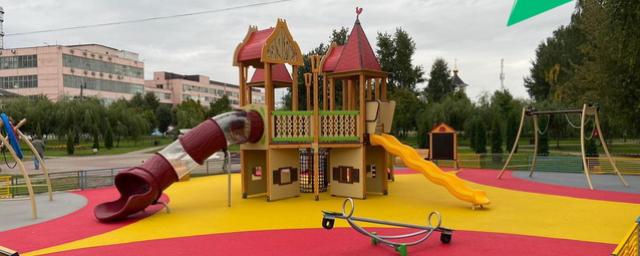 В Электрогорске в этом году установили три губернаторских детских площадки