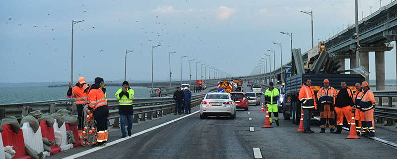 Аксенов сообщил, что восстановление Крымского моста займет месяц-полтора