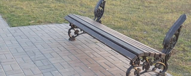 В Алтайском крае вандалы поломали скамейки в городском парке