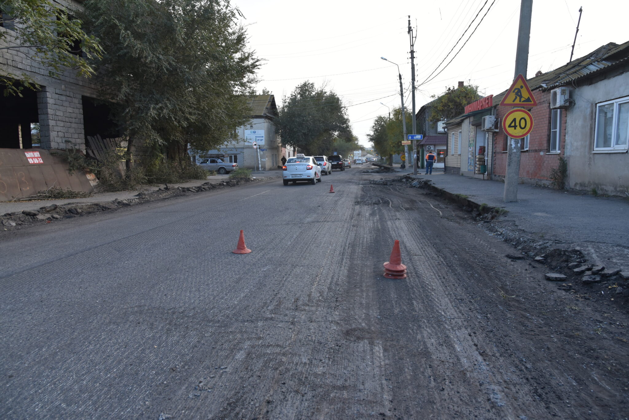 В Астрахани начали ремонт улицы Софьи Перовской