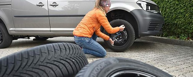 ГИБДД с 1 марта будет штрафовать автомобилистов за использование шин не по сезону