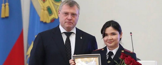Губернатор Игорь Бабушкин наградил лучших астраханских полицейских