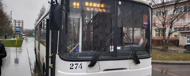 В Пскове водитель автобуса избежал ДТП с пешеходом