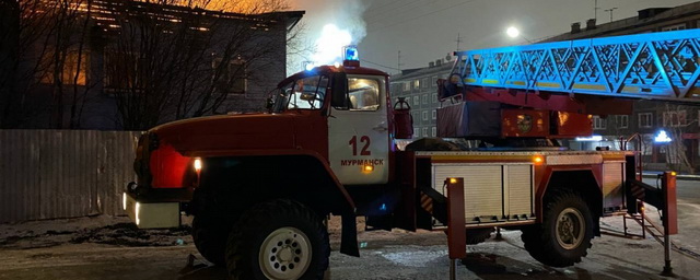 В Мурманске пожар на улице Декабристов ликвидирован