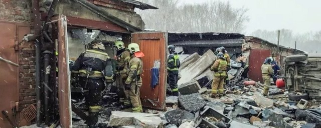 В Новосибирске при взрыве в гаражном кооперативе погиб человек