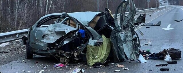 На трассе Саранск – Ульяновск погибли два человека при столкновении с фурой