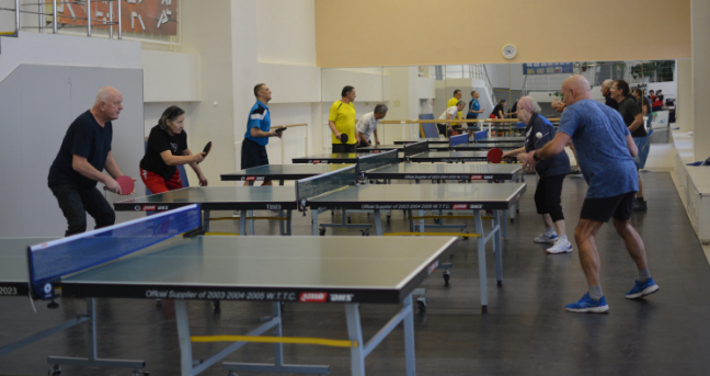 Во Дворце спорта «Пушкино» состоялся турнир по настольному теннису
