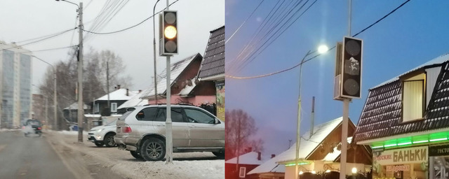 На перекрестке Старо-Деповской и переулка Путевого в Томске появился светофор