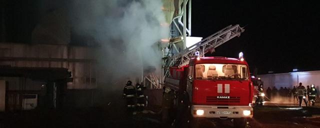 В Адыгее локализовали пожар на маслозаводе «Мамруко»