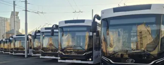 По красноярским дорогам начали курсировать три современных троллейбуса «Адмирал»
