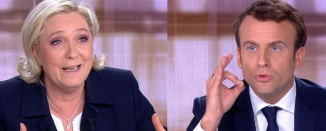 Exit poll: Макрон и Ле Пен вышли во второй тур выборов президента Франции