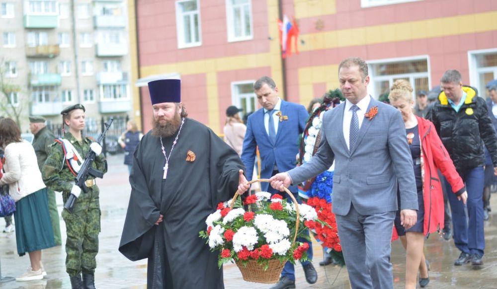 В Электрогорске возложили цветы к памятнику павшим на фронтах ВОВ