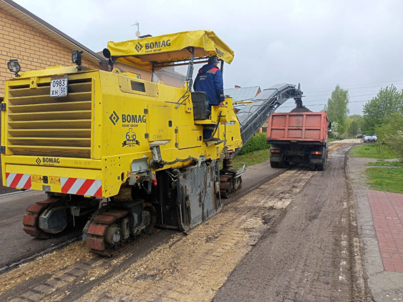 В Раменском городском округе продолжаются работы по ремонту дорог