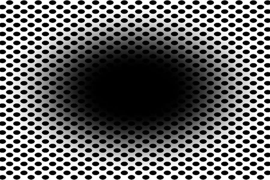 Психологи из Норвегии создали оптическую иллюзию растущей черной дыры
