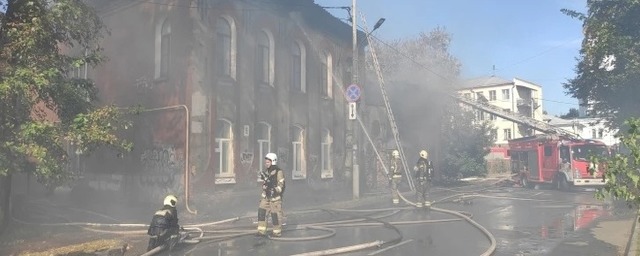 В Нижнем Новгороде во время пожара пострадало историческое здание