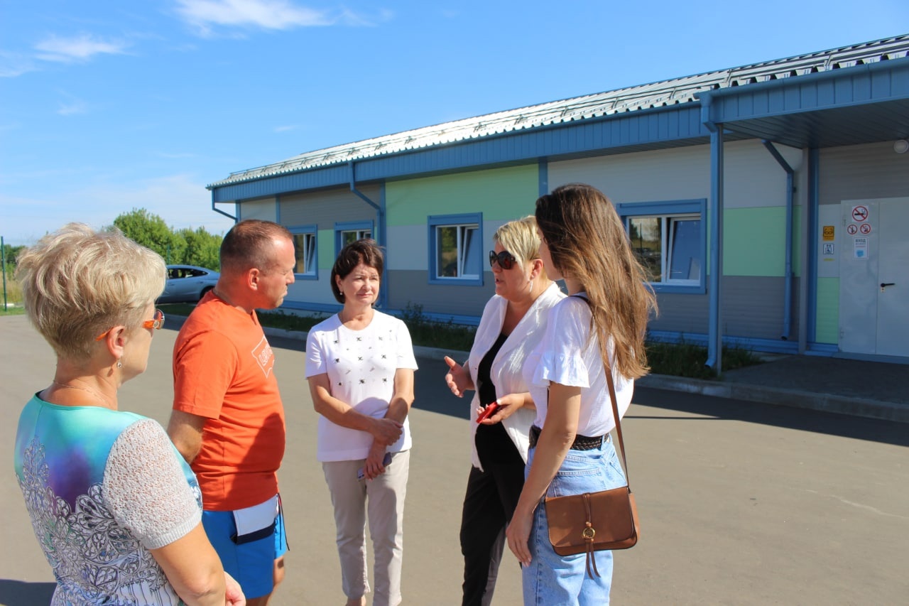 Замглавы Раменского округа Ольга Егорова посетила ТУ «Новохаритоновское»