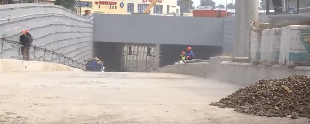 В Жуковском завершили бетонирование тоннеля на площади Громова