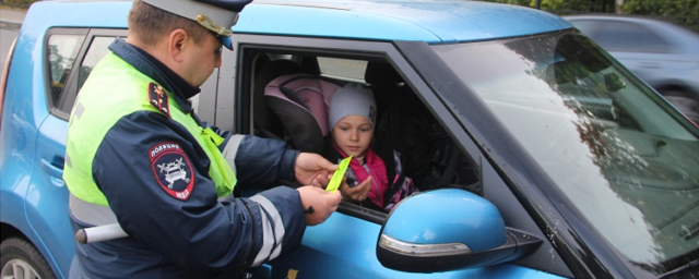 В Красногорске проверяют правильность перевозки детей в личном транспорте