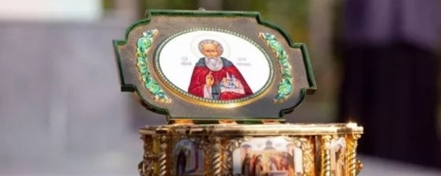 В Новгородскую область прибыл ковчег с мощами преподобного Сергия Радонежского