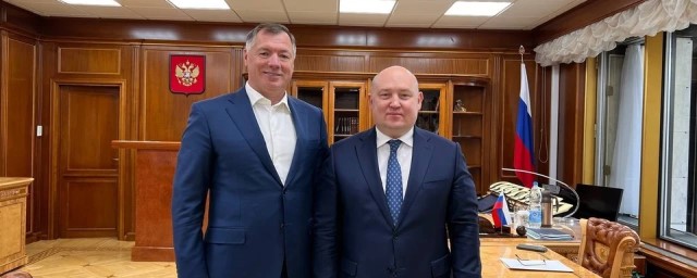 Михаил Развожаев встретился с Маратом Хуснуллиным для обсуждения вопросов развития Севастополя