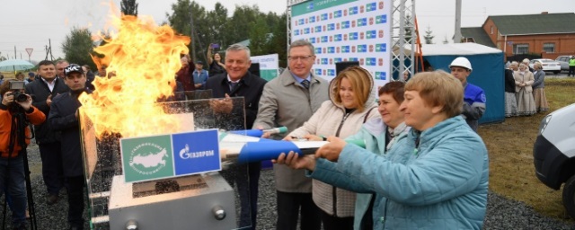 В пригороде Омска введен в строй распределительный газопровод по программе догазификации