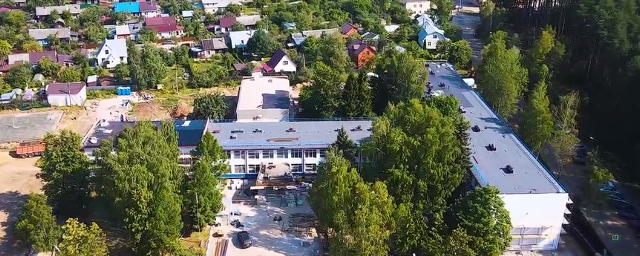 В новом корпусе Опалиховской гимназии в Красногорске уже учатся 350 учеников